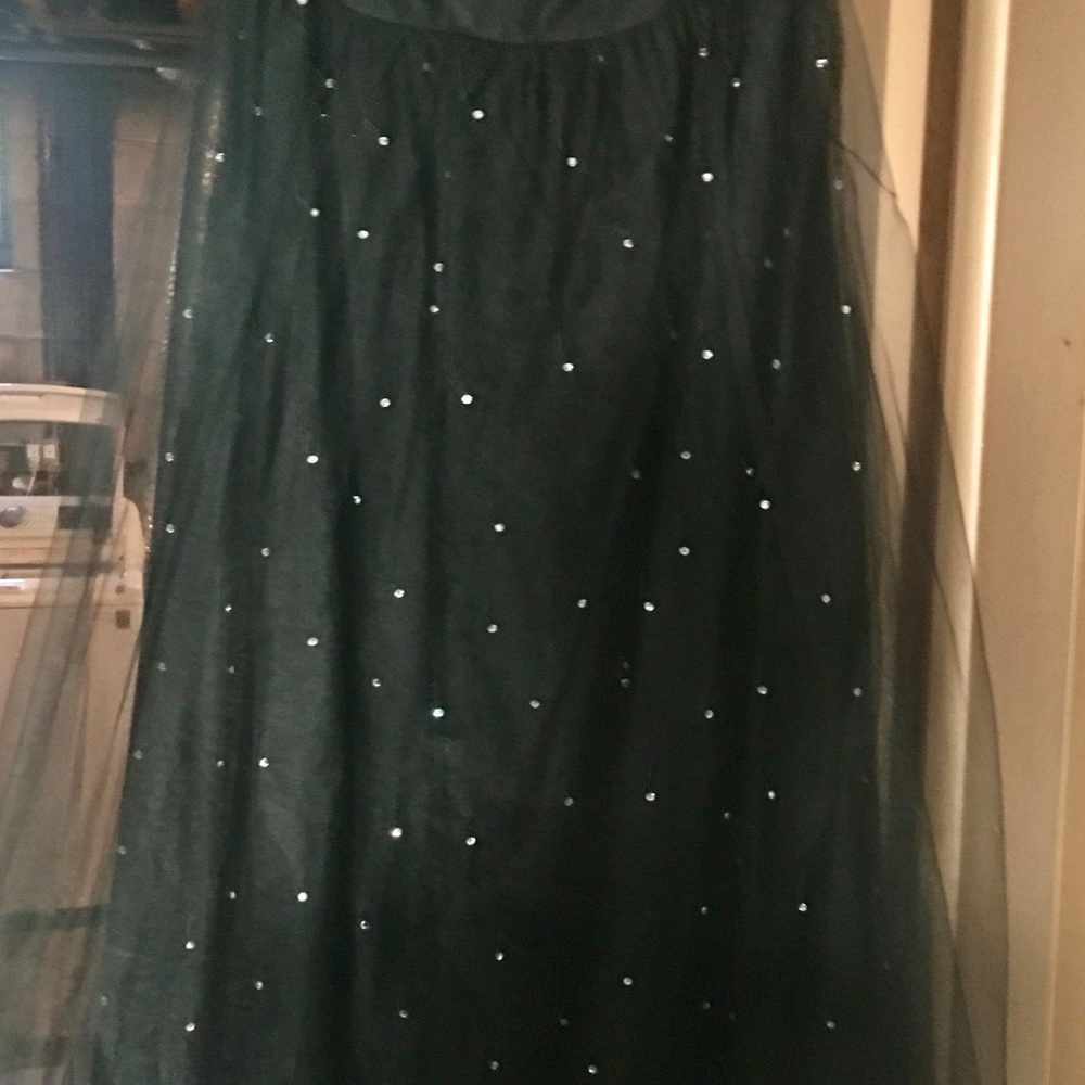 Holiday Sequined Skirt in Black - Picture 4 of 4